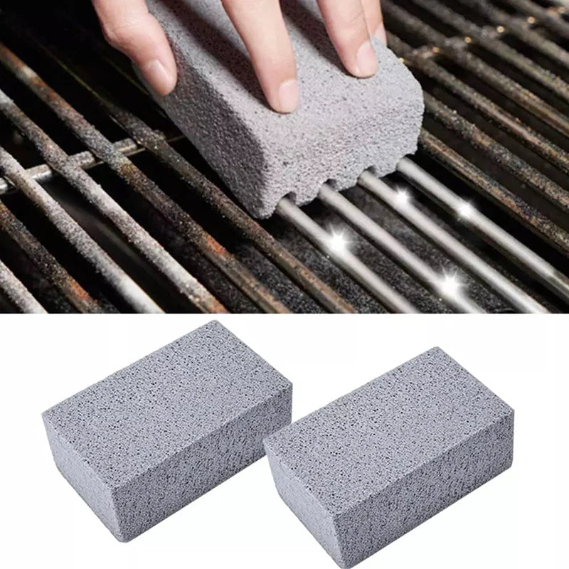 Bbq Grill Brick Griddle Cleaner Barbecue Scraper Cleaning Stone Racks Stains Grease Cleaner Bbq Tools Clean Stone