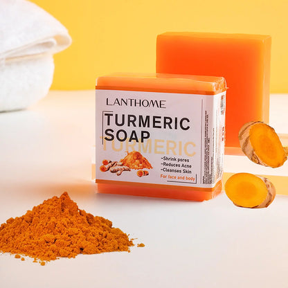 Ginger Cleansing Face Soap Organic Essential Oil Soap Turmeric Soap Bar Cleansing Bath Soap