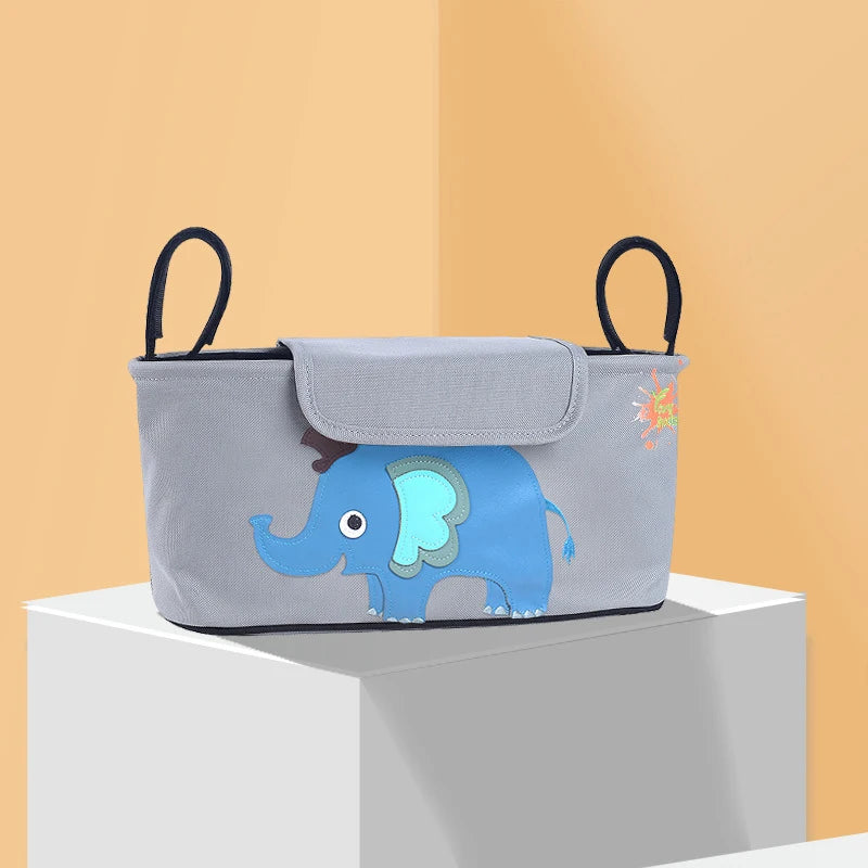 Stroller Organizer Bag Large Capacity Stroller Bag Cartoon Pram Trolley Bag Stroller Accessories Organizer Bag for Stroller