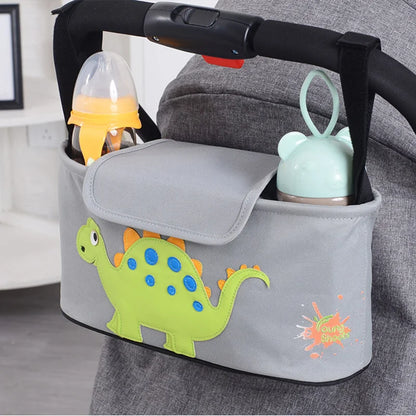 Stroller Organizer Bag Large Capacity Stroller Bag Cartoon Pram Trolley Bag Stroller Accessories Organizer Bag for Stroller